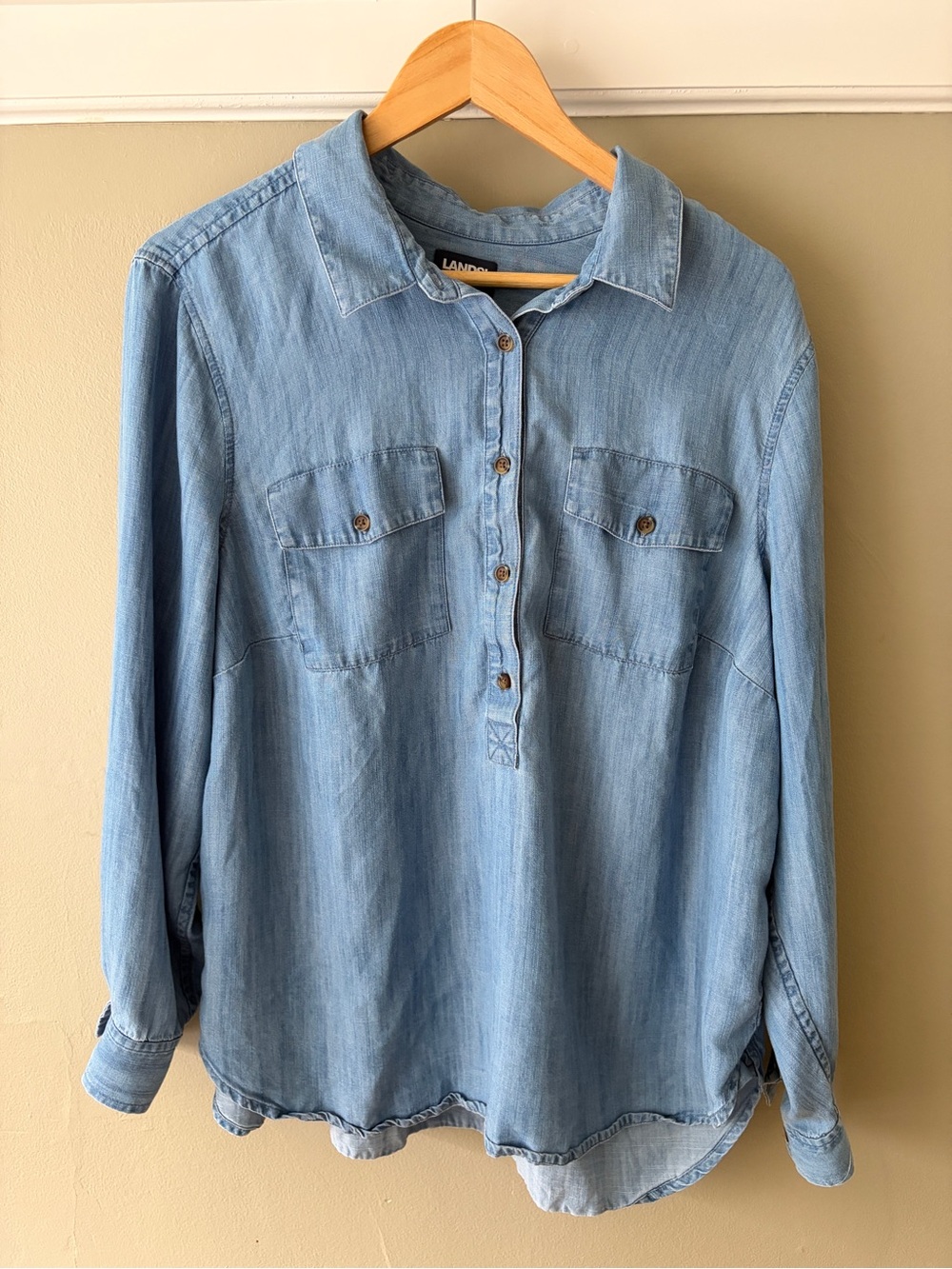Tencel chambray popover 1x
